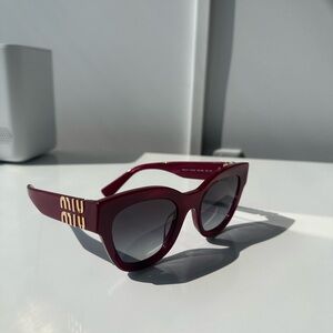 MIU MIU Logo Sunglasses